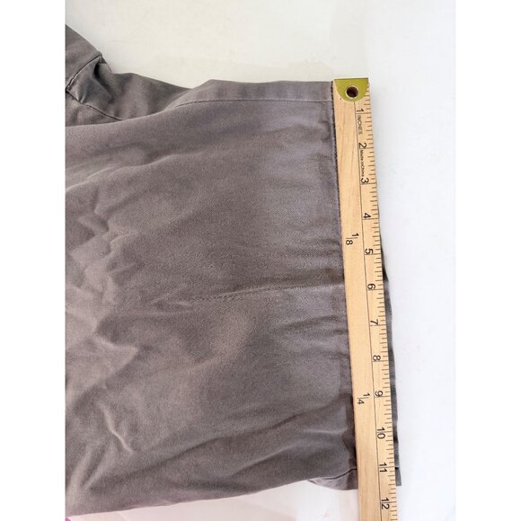 Faherty Chino Cotton Shorts Mens Size 35 Gray 9-inch Inseam Casual Walking Outdo - Picture 9 of 10